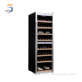 Stainless Steel Glass Cabinet LED Light Wine Cooler